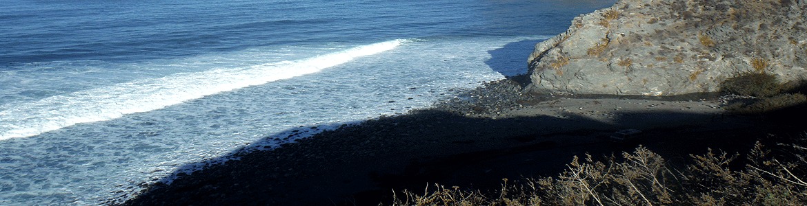 Willow Creek looking North Big Sur Coast